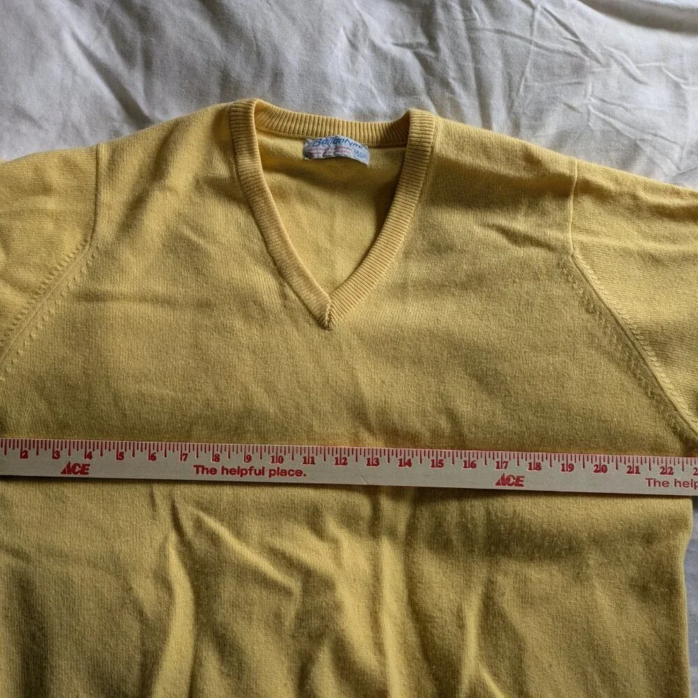 Vintage Ballantyne 100% Cashmere Sweater Made in Scotland - Picture 3 of 13